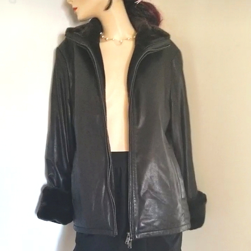 Columbia leather jacket